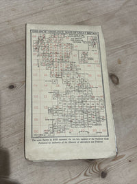 CHATHAM & MAIDSTONE Ordnance Survey Cloth Sixth Series One inch 1940 Sheet 172