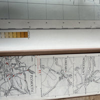 ENGLAND SOUTH-WEST Ordnance Survey CLOTH Sheet 10 Quarter Inch Map 4th Ed 1946