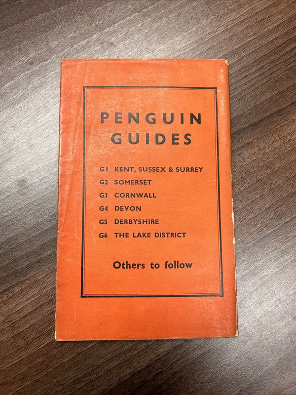 DERBYSHIRE - Penguin Guides No G5 1939 Paperback Map Dust Jacket Bakewell