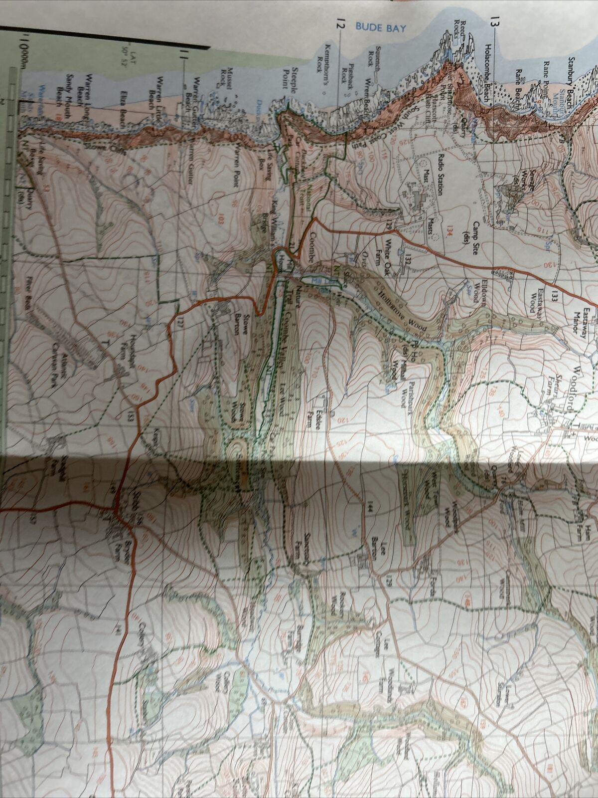 KILKHAMPTON Pathfinder 1273 SS21/31 Ordnance Survey 1:25,000 1990 Bradworthy