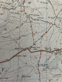 BRAILSFORD Ordnance Survey Sheet SK24 2 & Half Inch MAP 1960 Shirley