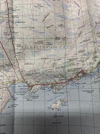 ISLAY Ordnance Survey One Inch Sheet 57 Good Condition 1955 / 67 Bridgend