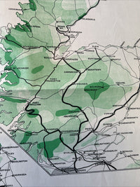 SCENERY and THROUGH ROUTE MAP OF GREAT BRITAIN 1960s?