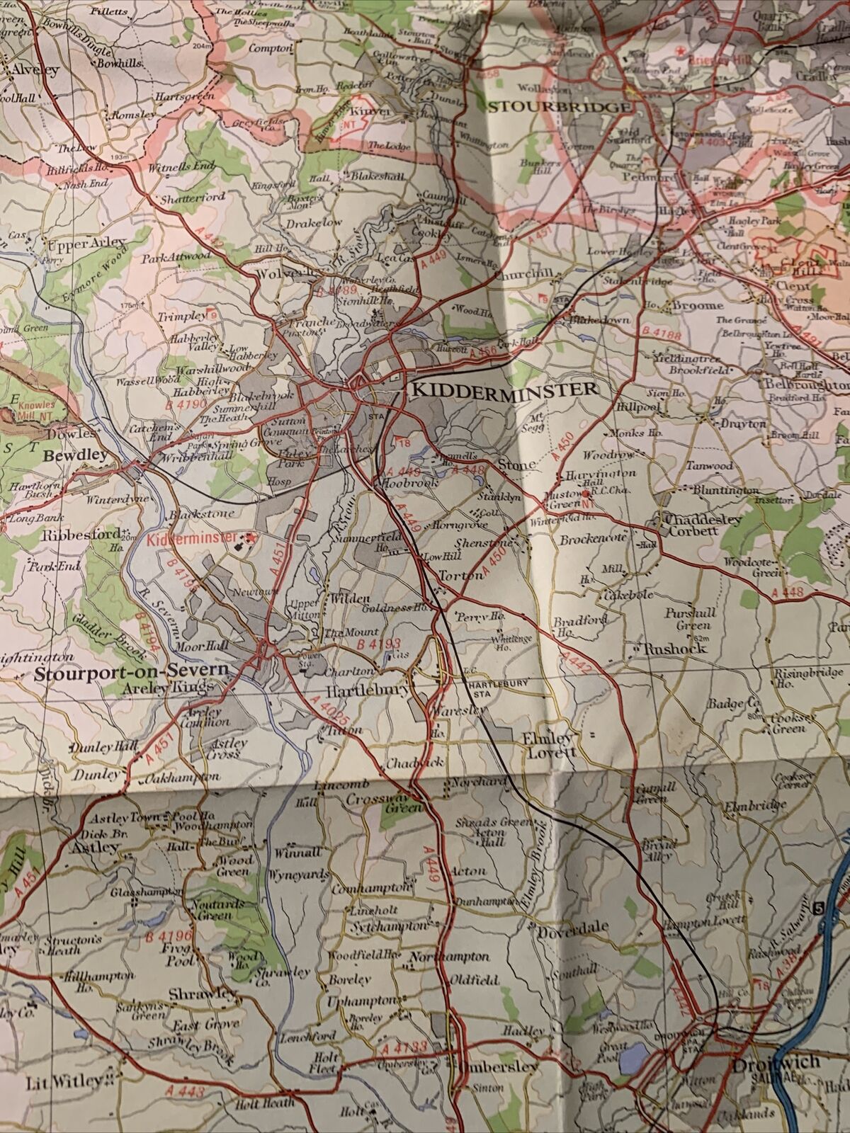 Vale Of Severn & Radnor Forest - Bartholomews National Map Series No 18 - 1975