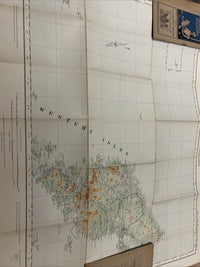 THE NORTHERN HEBRIDES Cloth  Ordnance Survey Quarter In Sheet 8 1923