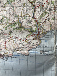 BODMIN & LAUNCESTON Ordnance Survey CLOTH Seventh Series Map 1 In 1967 Sheet 186