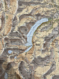 LAKE DISTRICT 1966 Ordnance Survey Tourist Map The Lakes Coniston Windermere