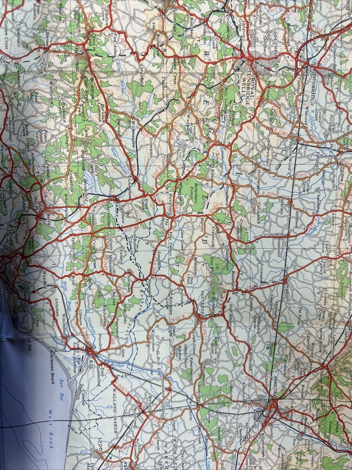 SOUTH EAST ENGLAND Ordnance Survey Map Quarter Inch Sheet 17 1973 Fifth Series