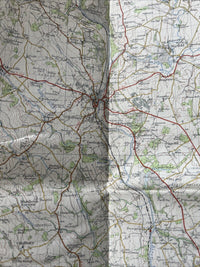 KIDDERMINSTER Ordnance Survey CLOTH Seventh Series Map One Inch 1954 Sheet 130