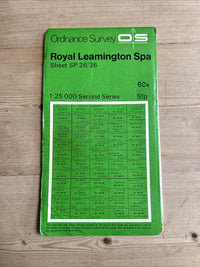 ROYAL LEAMINGTON SPA Ordnance Survey Second Series Map SP26/36 1974