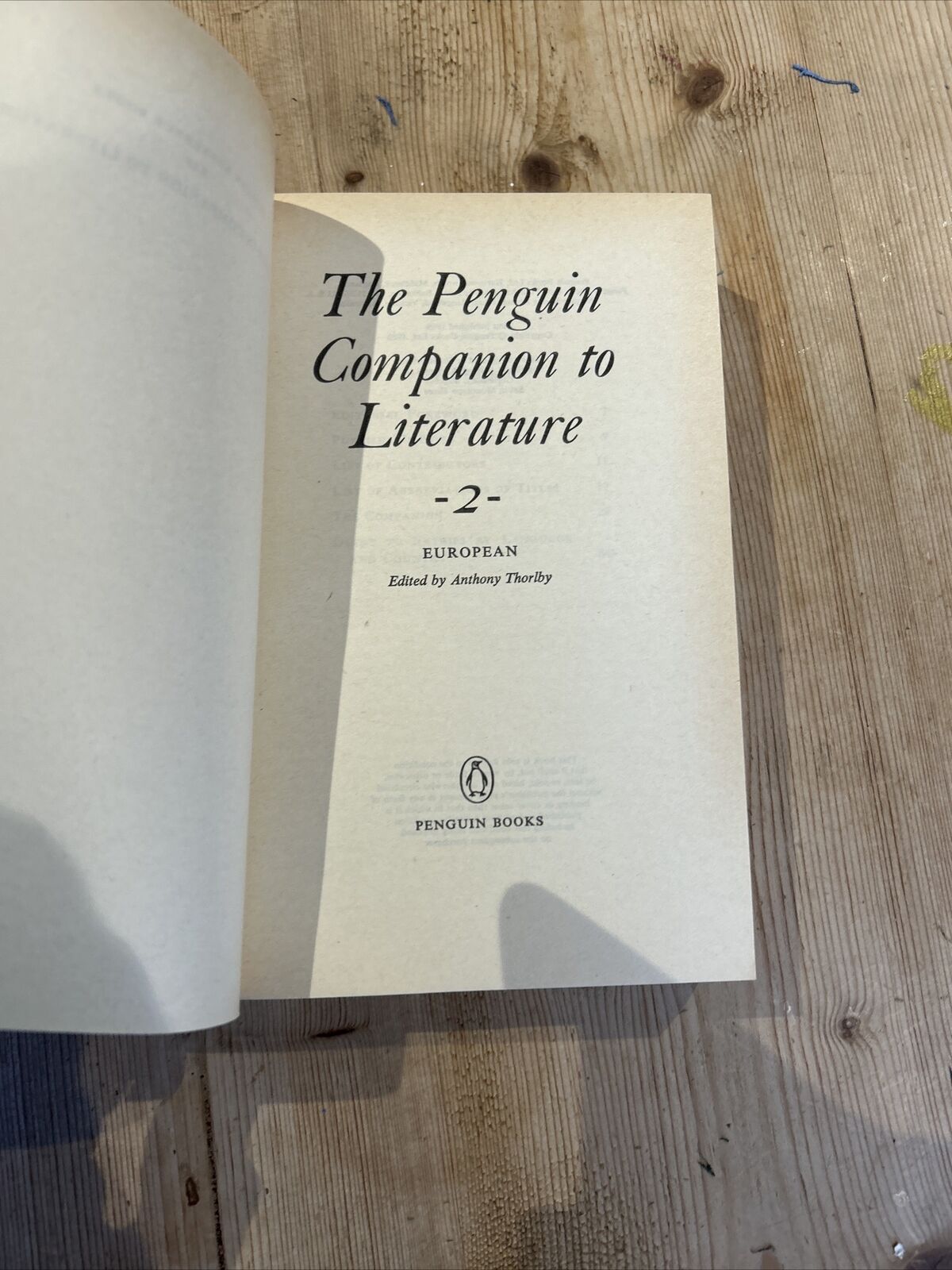 PENGUIN COMPANION TO LITERATURE No 2 European Literature 1969 A Thorlby