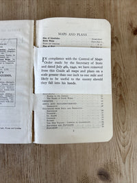 LLANDUDNO Ward Locks Red Guide Hardback 12th Edition 1940s Maps Bangor Conway