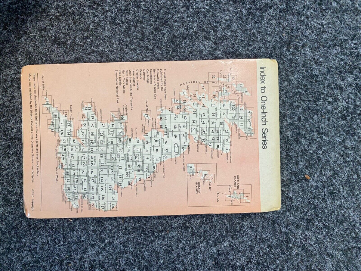 OXFORD & NEWBURY Ordnance Survey Map 1967 No 158