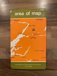 Ben Nevis & Glen Coe - Ordnance Survey Tourist Map 1959 Ed 1967 Print Colour