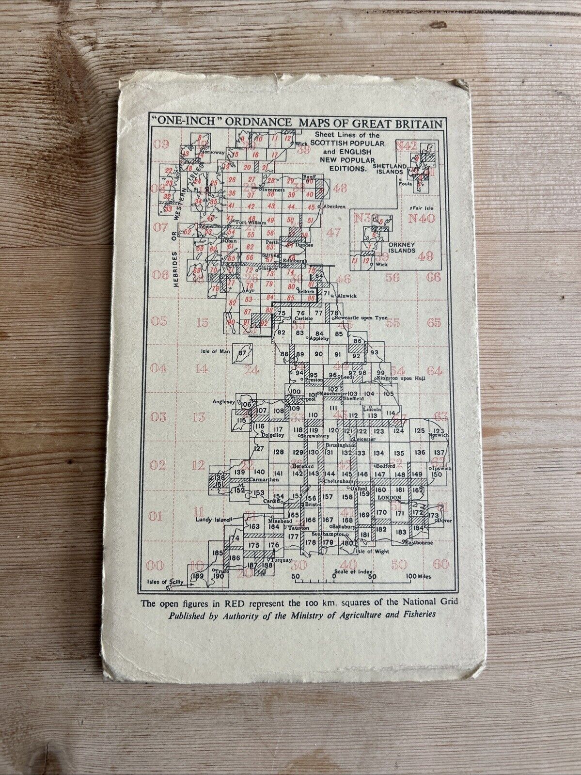 YORK Ordnance Survey Cloth One In Map 1947  Sixth Edition Sheet 97 Dissected