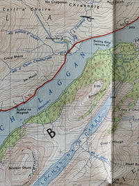 Fort Augustus Scotland No 36 1956 Seventh Series Ordnance Survey One Inch Map