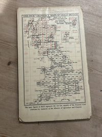 LEEDS & BRADFORD Ordnance Survey Map One Inch 1947 Sheet 96 Paper Sixth Edition