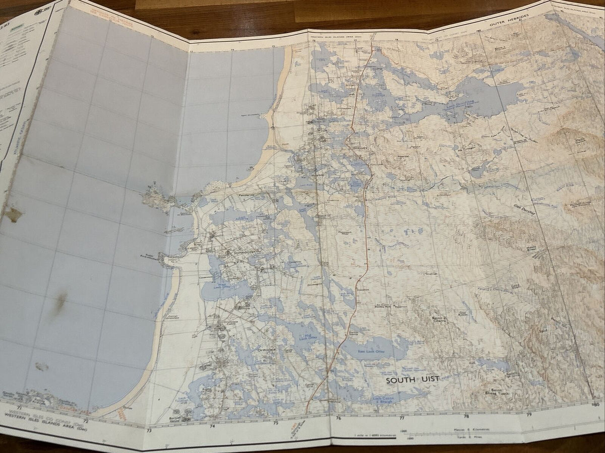 HOWMORE Ordnance Survey Second Series Pathfinder Sheet NF73/83 1977 Lochskipport