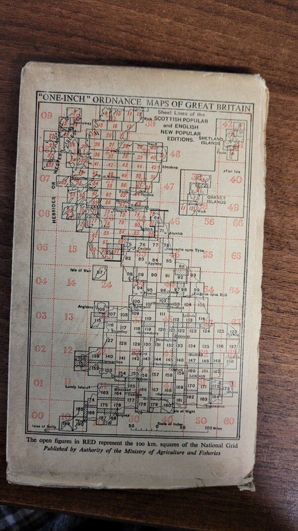 Frome Ordnance Survey Map 1 Inch 1946 Sheet 166 Cloth 6th Edition