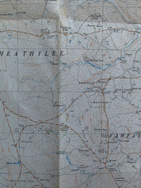 LONGNOR Ordnance Survey 1:25000 First Series 1950 SK06 Upper Hulme