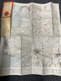 PRESTON Ordnance Survey CLOTH 6th Series 1947 Sheet 94 One Inch Lancashire