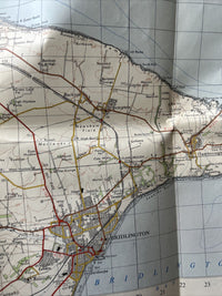 SCARBOROUGH Ordnance Survey Seventh Series Paper One inch 1963 Sheet 93