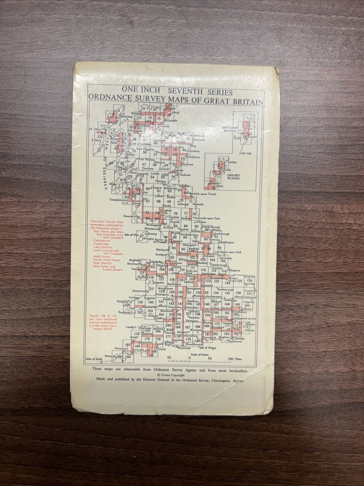 LOCH TAY Perthshire Ordnance Survey Seventh Series Paper One Inch 1956 Sheet 48