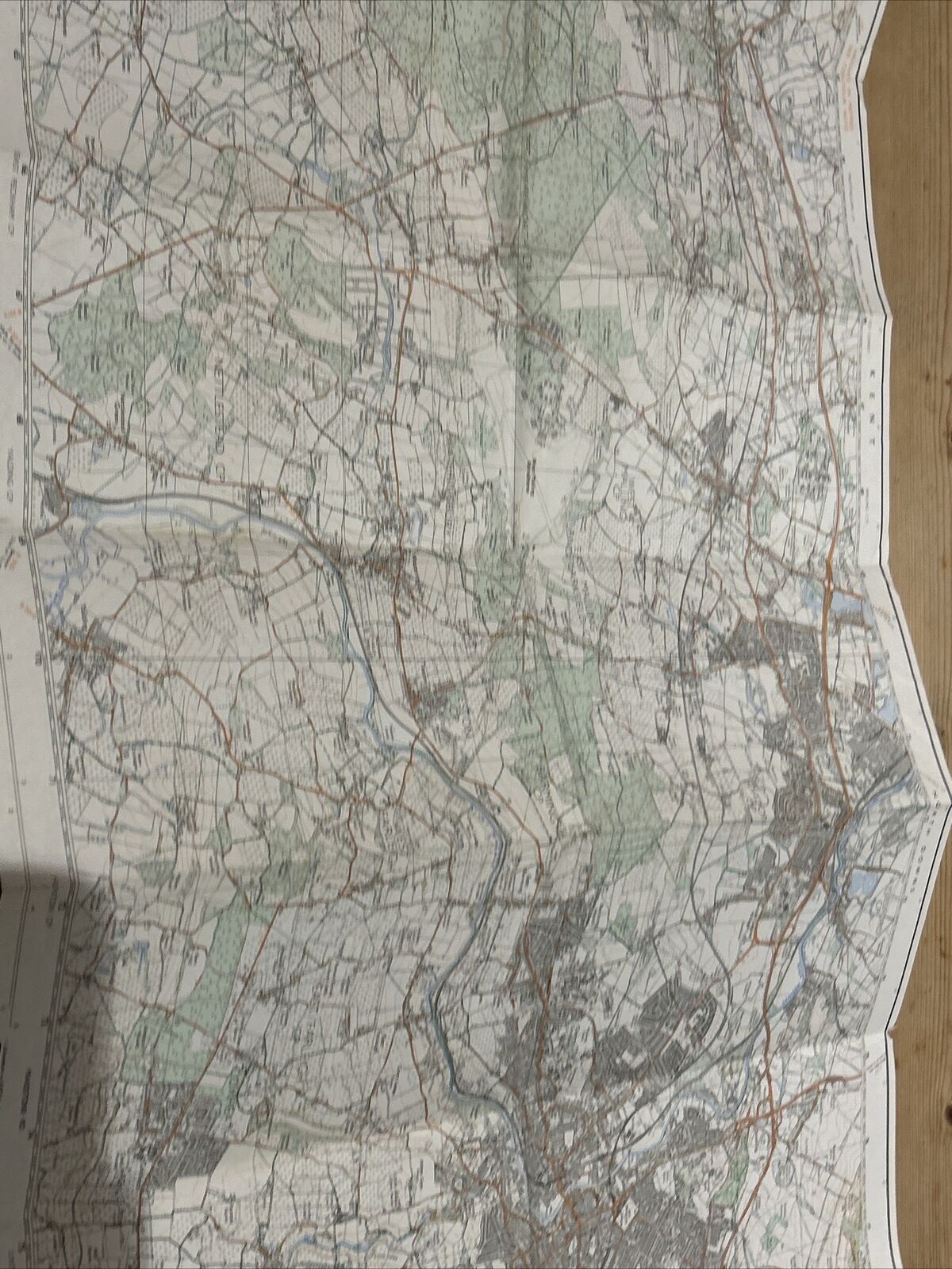 MAIDSTONE Ordnance Survey Second Series 1:25,000 Map TQ65/75 1975 Borough Green