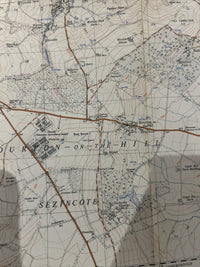 CHIPPING CAMPDEN Ordnance Survey Sheet SP13   2 & Half Inch MAP 1952 Sezincote