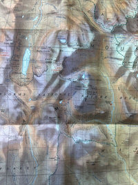 CAIRNGORMS ORDNANCE SURVEY TOURIST MAP Of the 1964 Glenshee Crathie Carrbridge