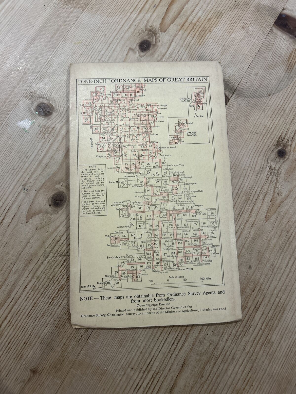 LANDS END Ordnance Survey Paper Sixth Series 1946 Sheet 189 One Inch Scilly