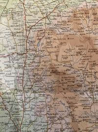 Teesdale - 1964 Bartholomew Half Inch Map No 35 Ripon Sedburgh Middlesborough