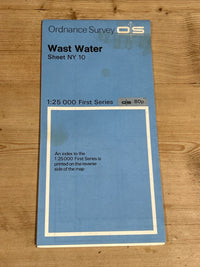 WAST WATER Boot Strands Ordnance Survey 1:25000 First Series Map NY10 1961