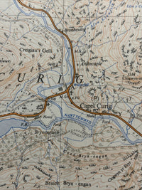 BETWS-Y-COED Ordnance Survey Sheet SH75 Map 1:25000 First Series 1953