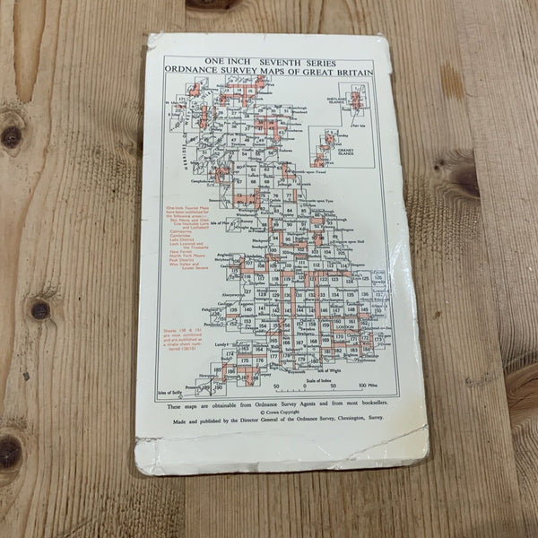 FISHGUARD & PEMBROKE Ordnance Survey Map Seventh Series 1Inch 1965 Sheet 138/150