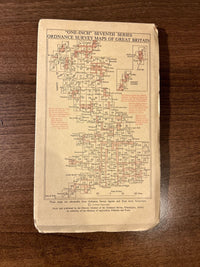 LINCOLN & GRANTHAM 1954 Seventh Edition Ordnance Survey Map No 113 Cloth Nocton