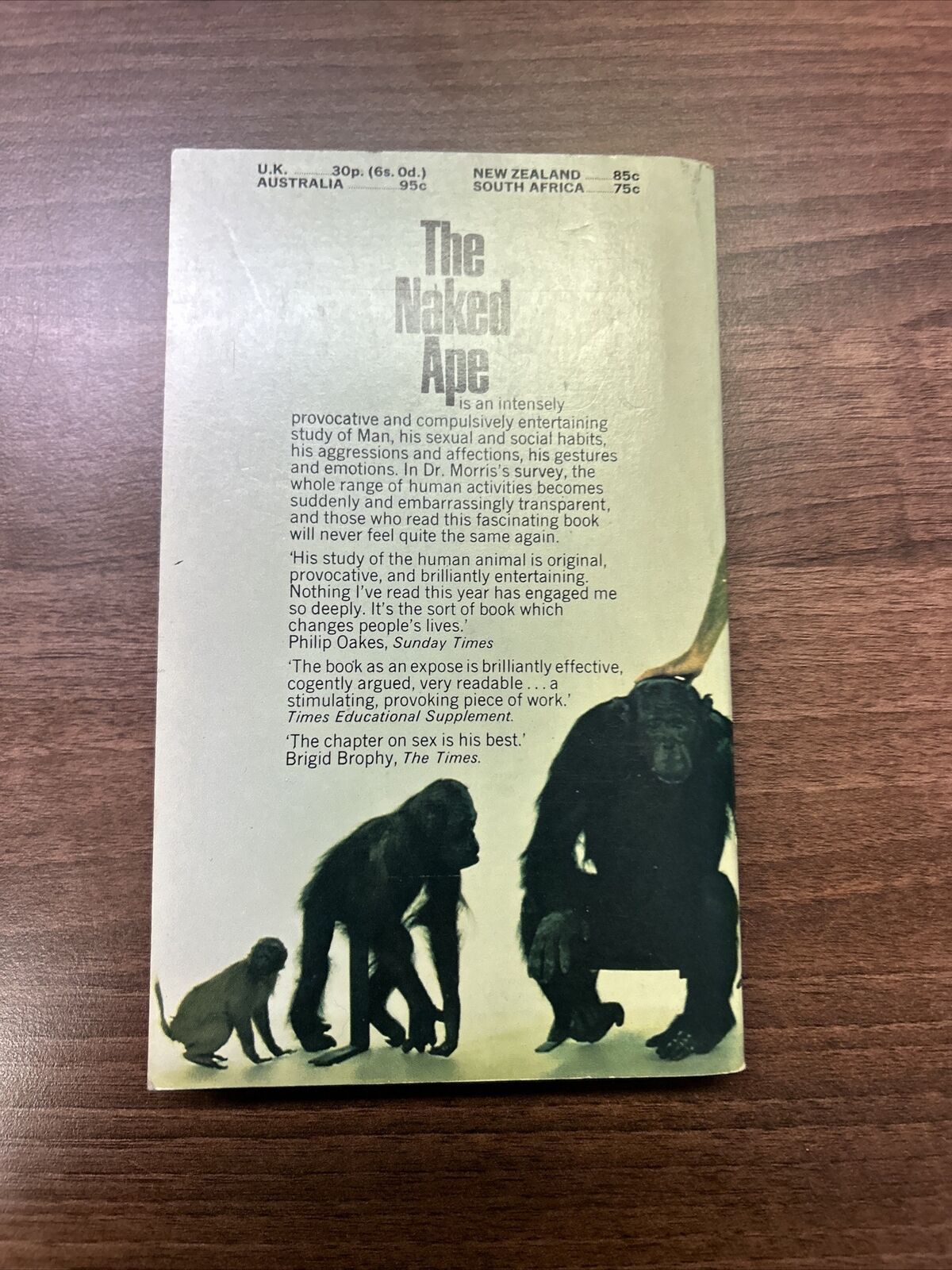 THE NAKED APE Desmond Morris  - Corgi Books 1970 Sex Sexual Habits