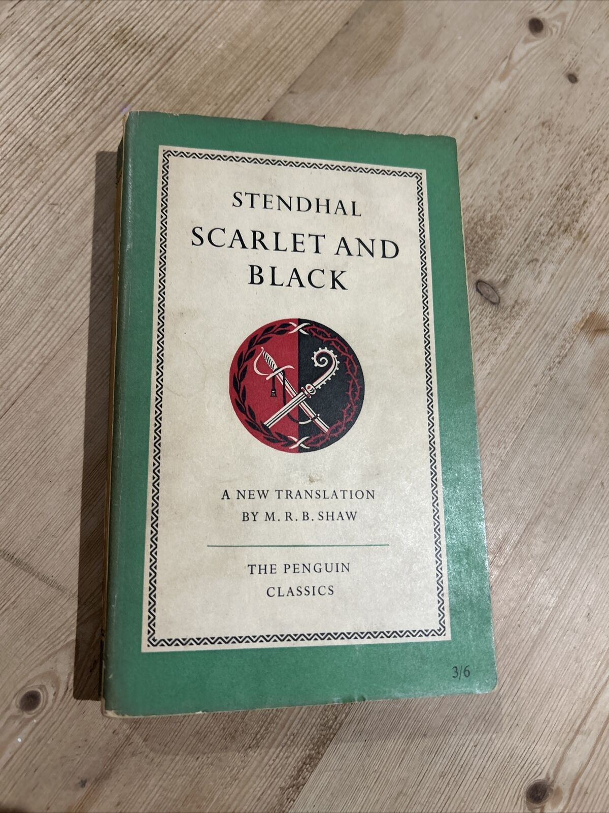 SCARLET AND BLACK - Stendhal - Penguin Classics L30 1953 Nineteenth Century