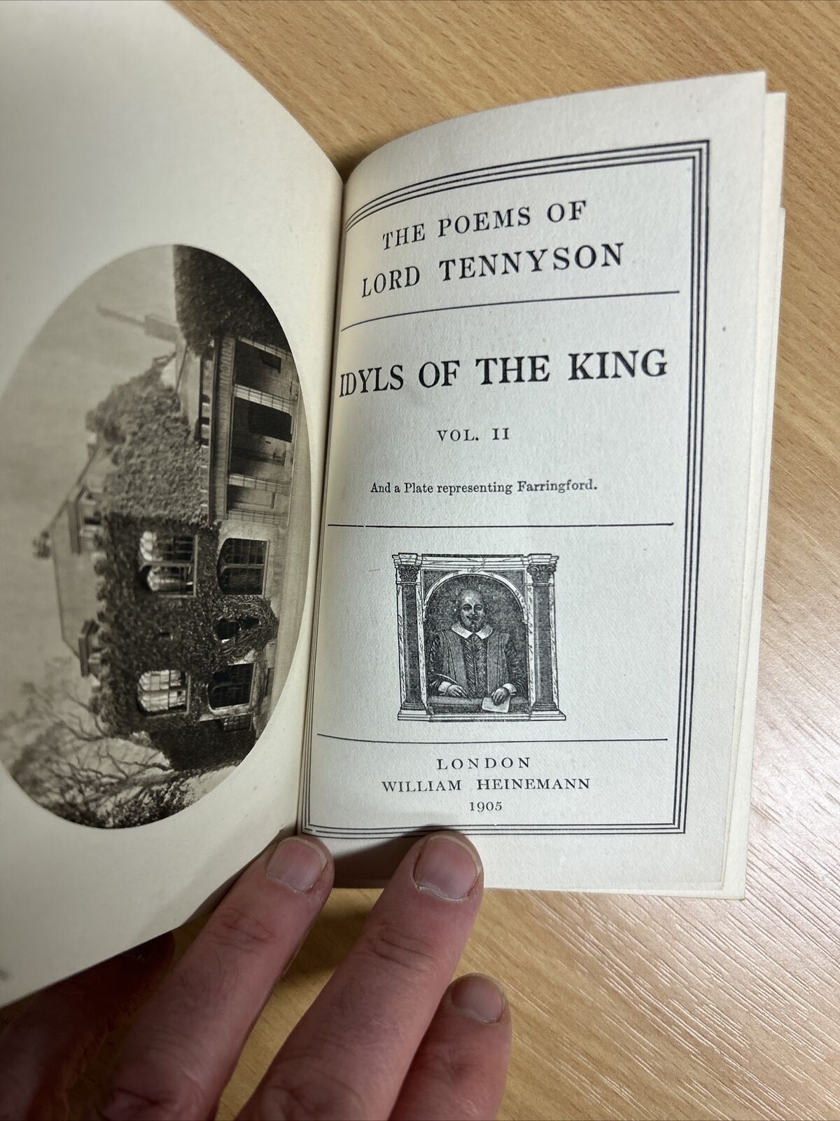 THE POEMS OF LORD TENNYSON  Idyls Of The King Part 2 Hardback Heineman 1905