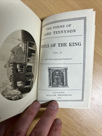THE POEMS OF LORD TENNYSON  Idyls Of The King Part 2 Hardback Heineman 1905