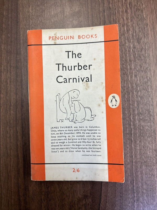 THE THURBER CARNIVAL - James Thurber - Penguin Paperback 1954 No 871