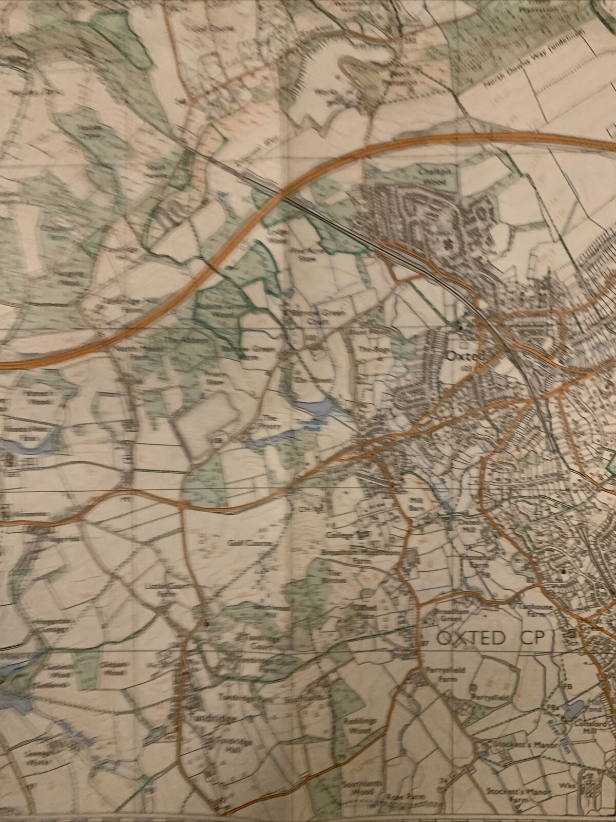 CATERHAM Oxted Pathfinder Ordnance Survey Sheet TQ25/35 1:25000 1980