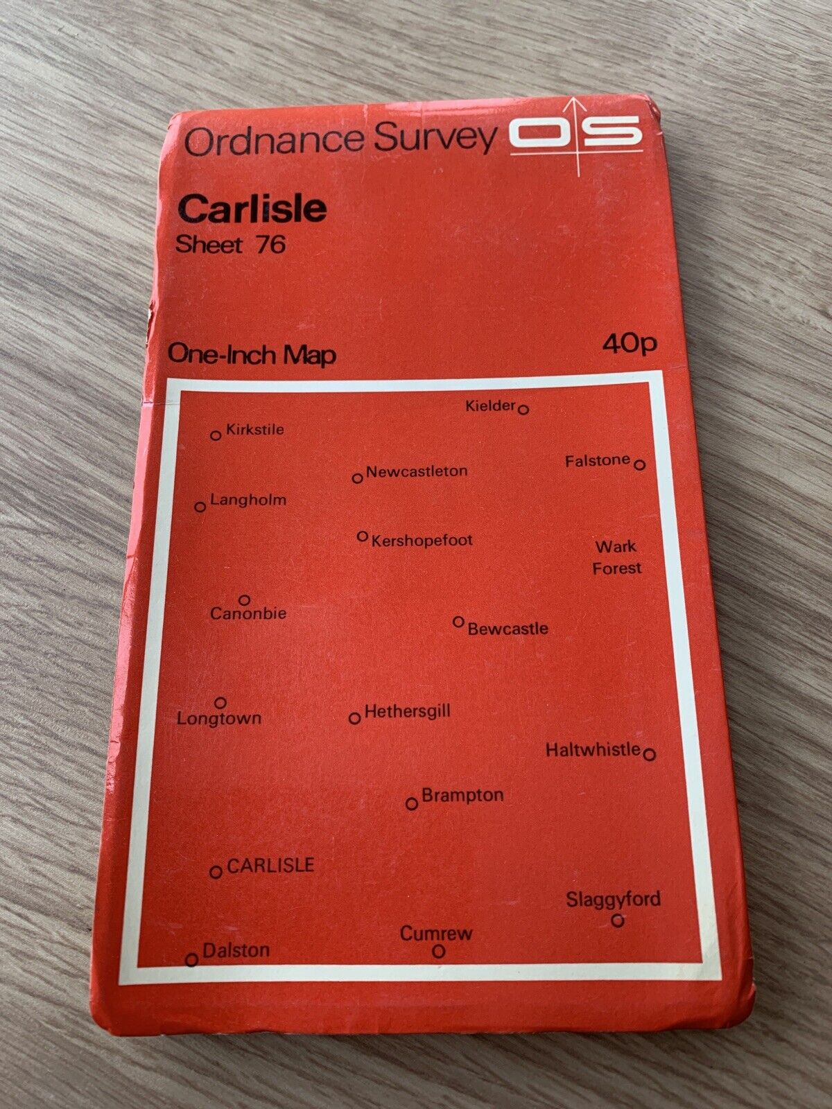 Carlisle Kielder Forest - Ordnance Survey Map One Inch 1968 Sheet 76