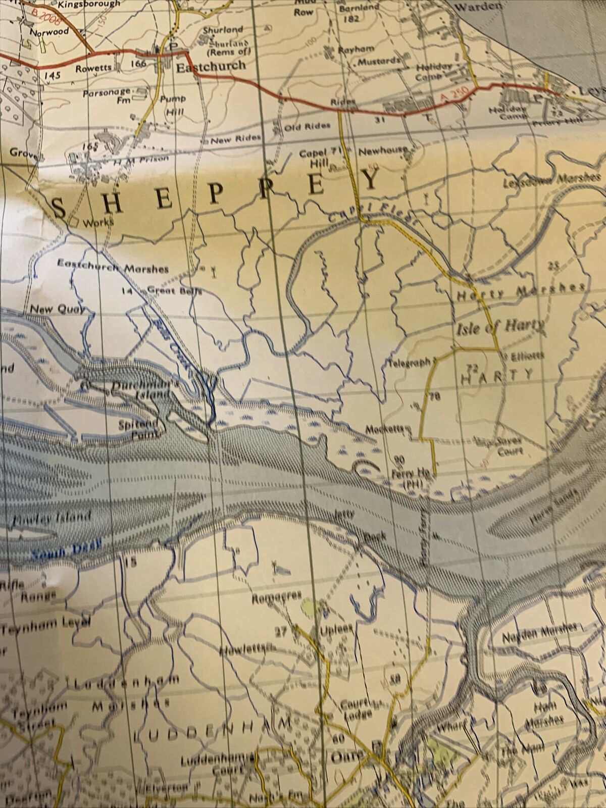 Chatham & Maidstone No 172 1957 Seventh Series Ordnance Survey One Inch Map