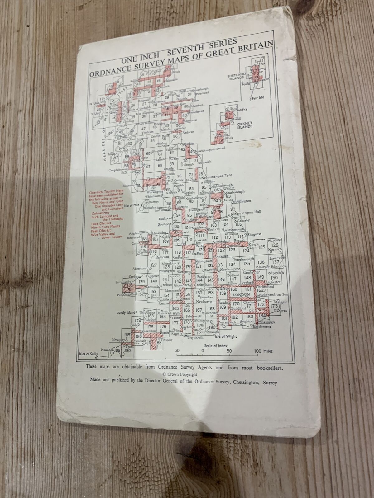 CARMARTHEN & TENBY Wales Ordnance Survey Map One Inch 1966 Sheet 152 Paper