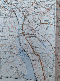 Bosley Ordnance Survey 1:25000 First Series Sheet SJ 96 1958 Rushton Danebridge