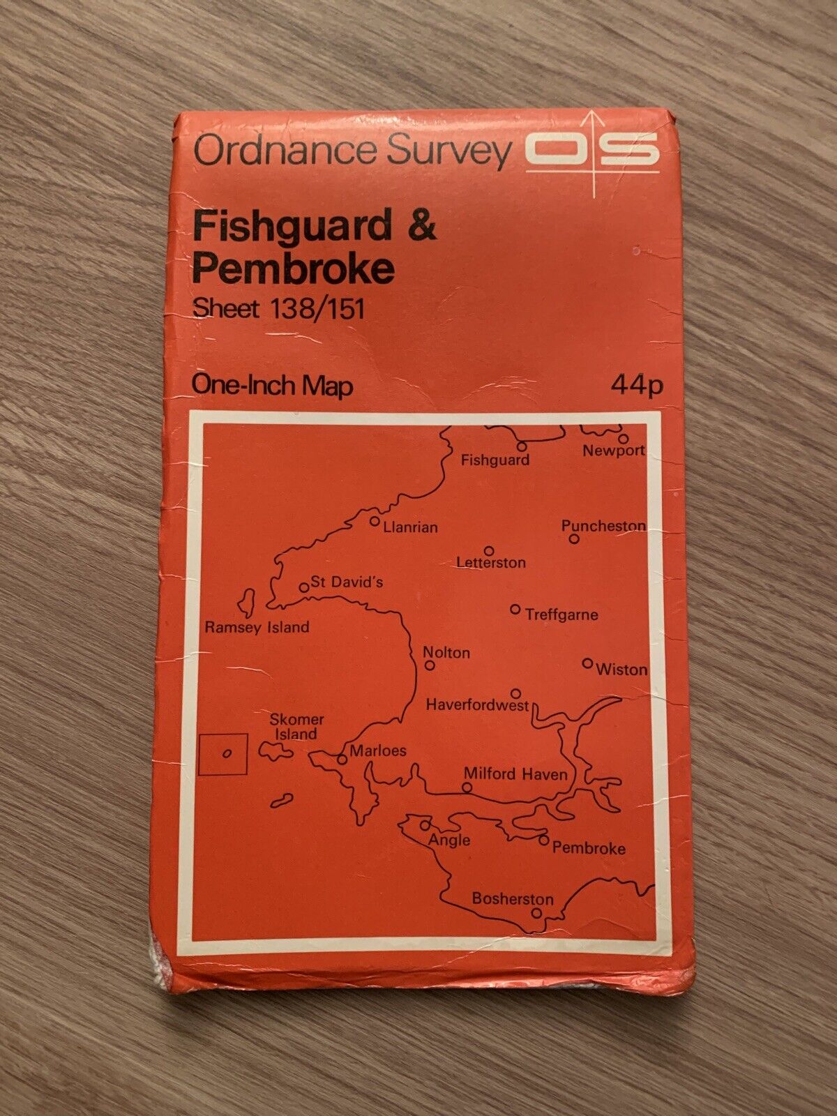 Fishguard & Pembroke - Ordnance Survey Map One Inch 1965 Sheet 138/150