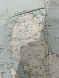 GAIRLOCH No 19 1958 CLOTH Seventh Series Ordnance Survey One Inch Map