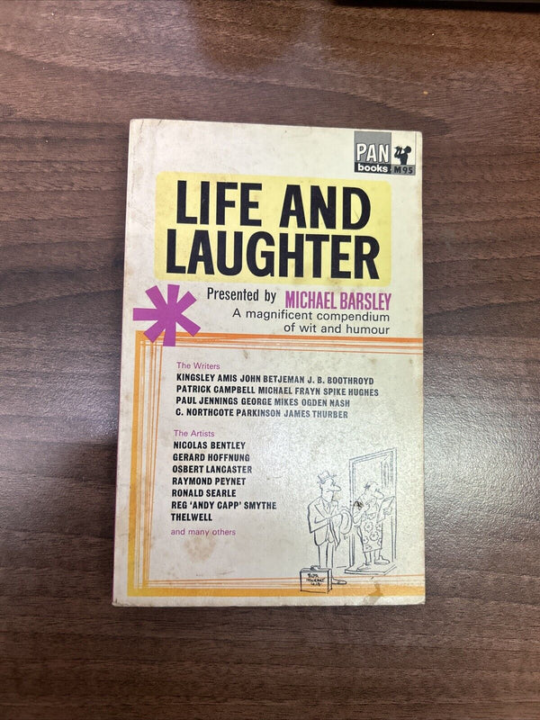 LIFE AND LAUGHTER Michael Barsley - Pan Books 1965 Illustrated Wit Humour