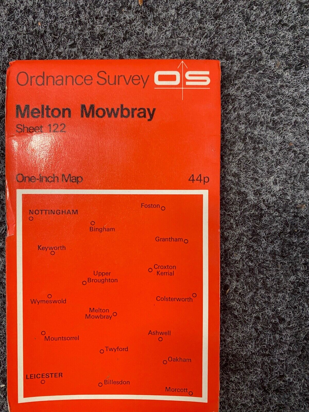 MELTON MOWBRAY Ordnance Survey Map 1967 No 122